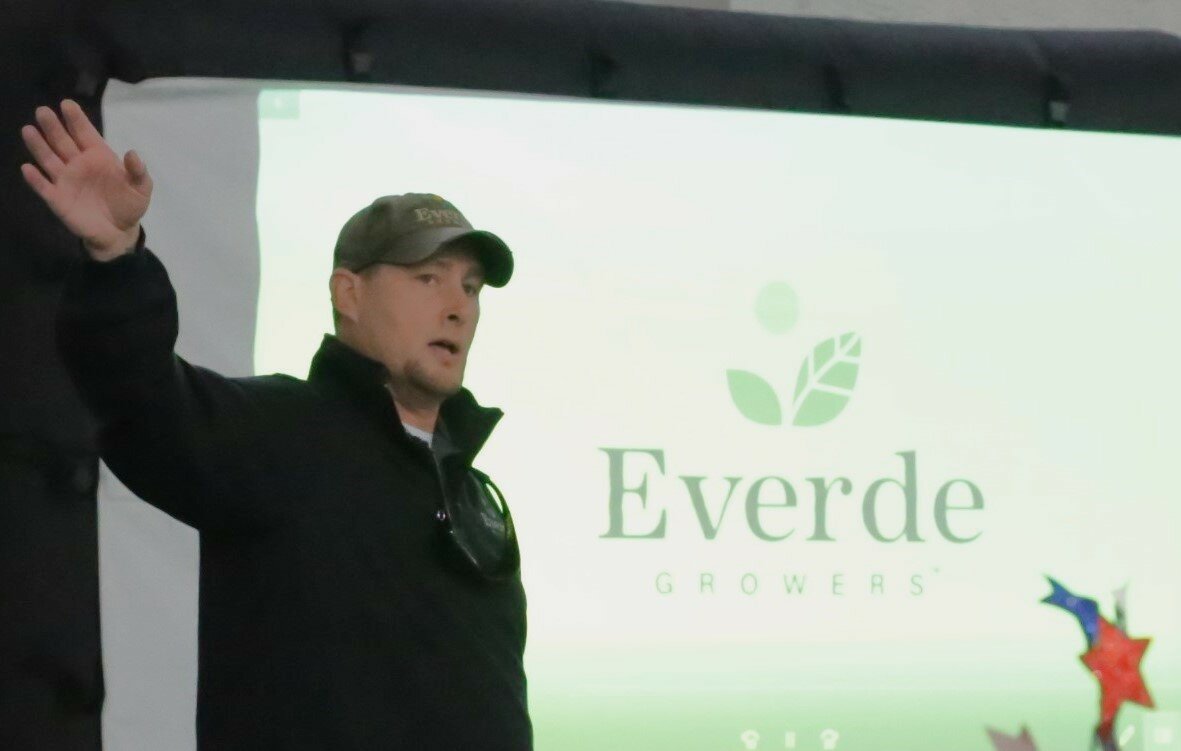Everde general manager Eric Hatcher briefs TALL during one of its session recently in Wood County.